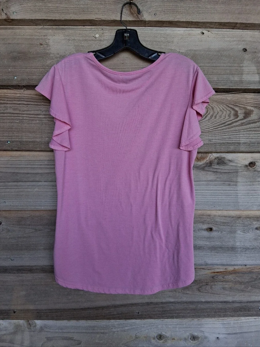 PrinStory Ruffle Sleeve Top - Picture 3 of 4